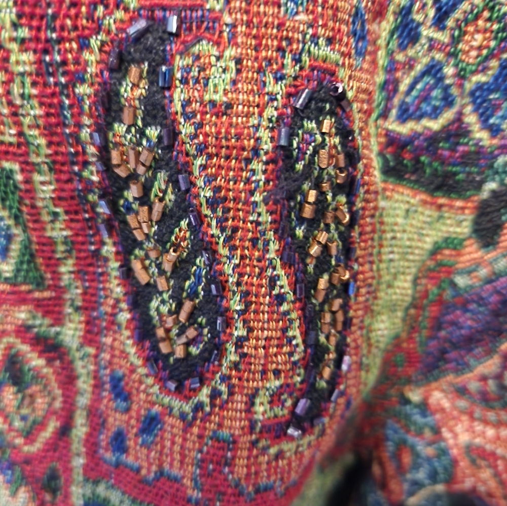White Stag Vibrant Red and Orange Blazer - Picture 2 of 7